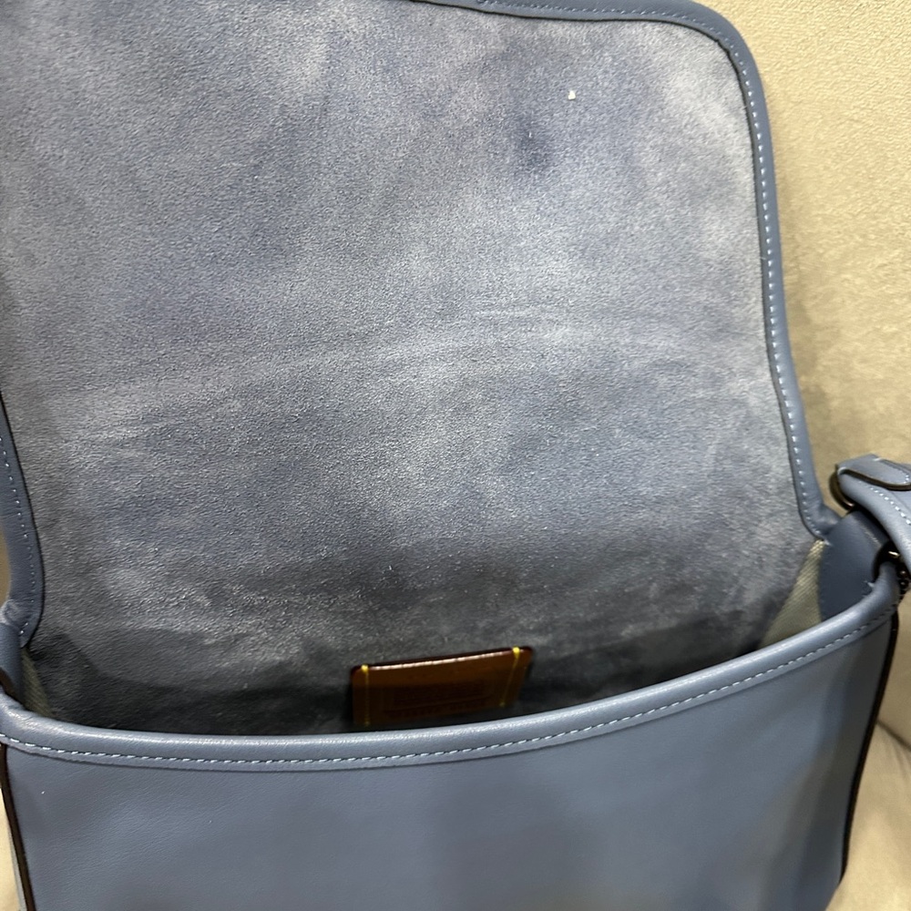 Coach Soft Tabby Blue Shoulder Bag - Picture 4 of 10